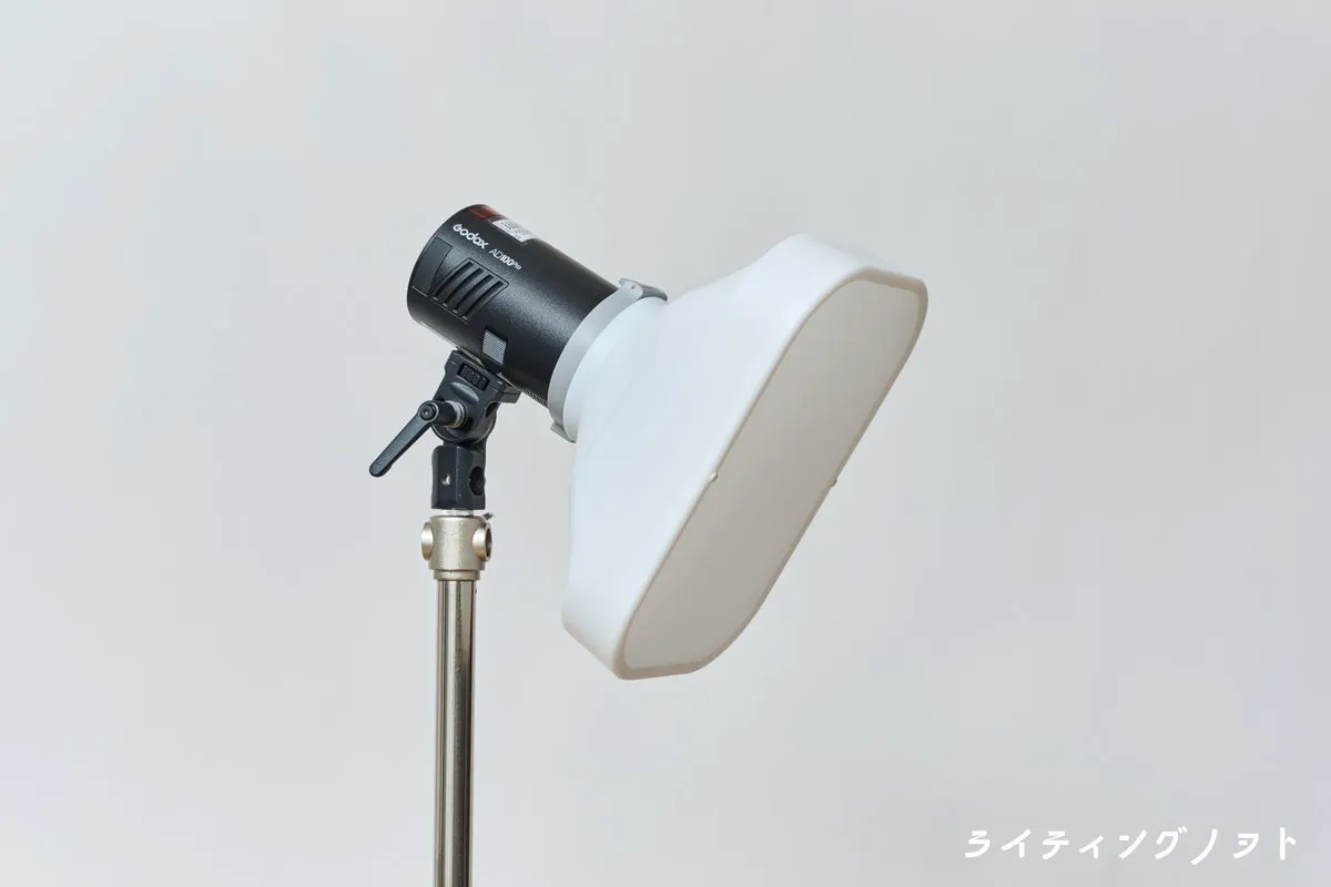 Godox AD100Pro と Godox ML-CS1625 展開状態の設置例